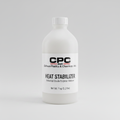 Heat Stabilizer in white bottle with CPC branding